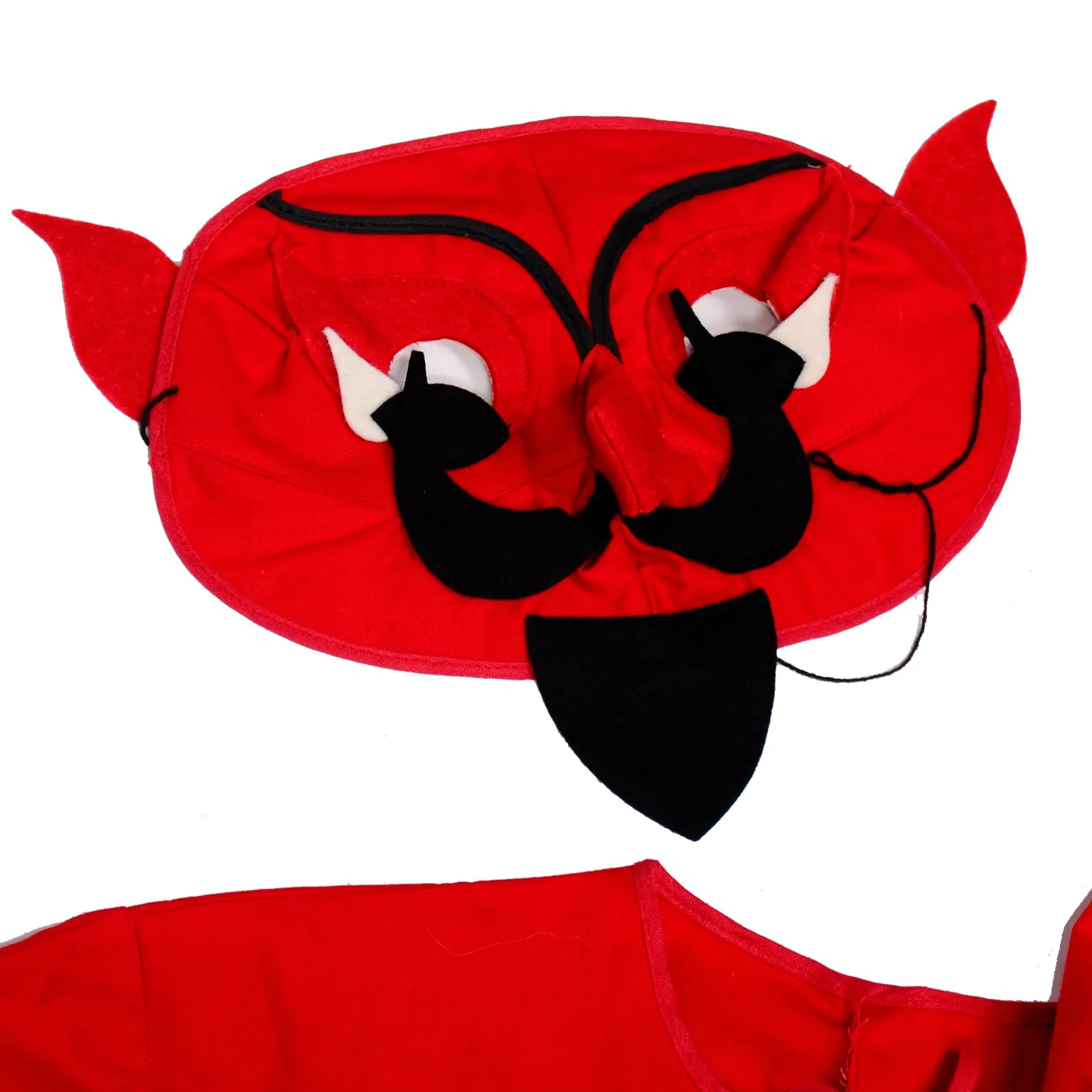 1950s Vintage Red Devil Childs Halloween Party Costume in Original Box
