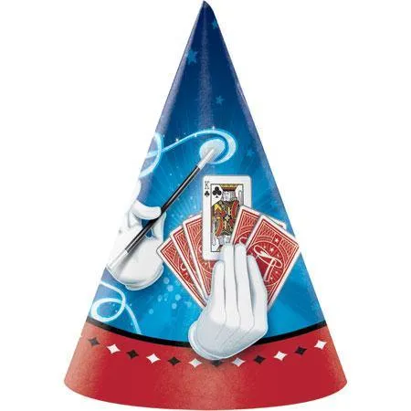 8 Pack Kids Magic Party Hats