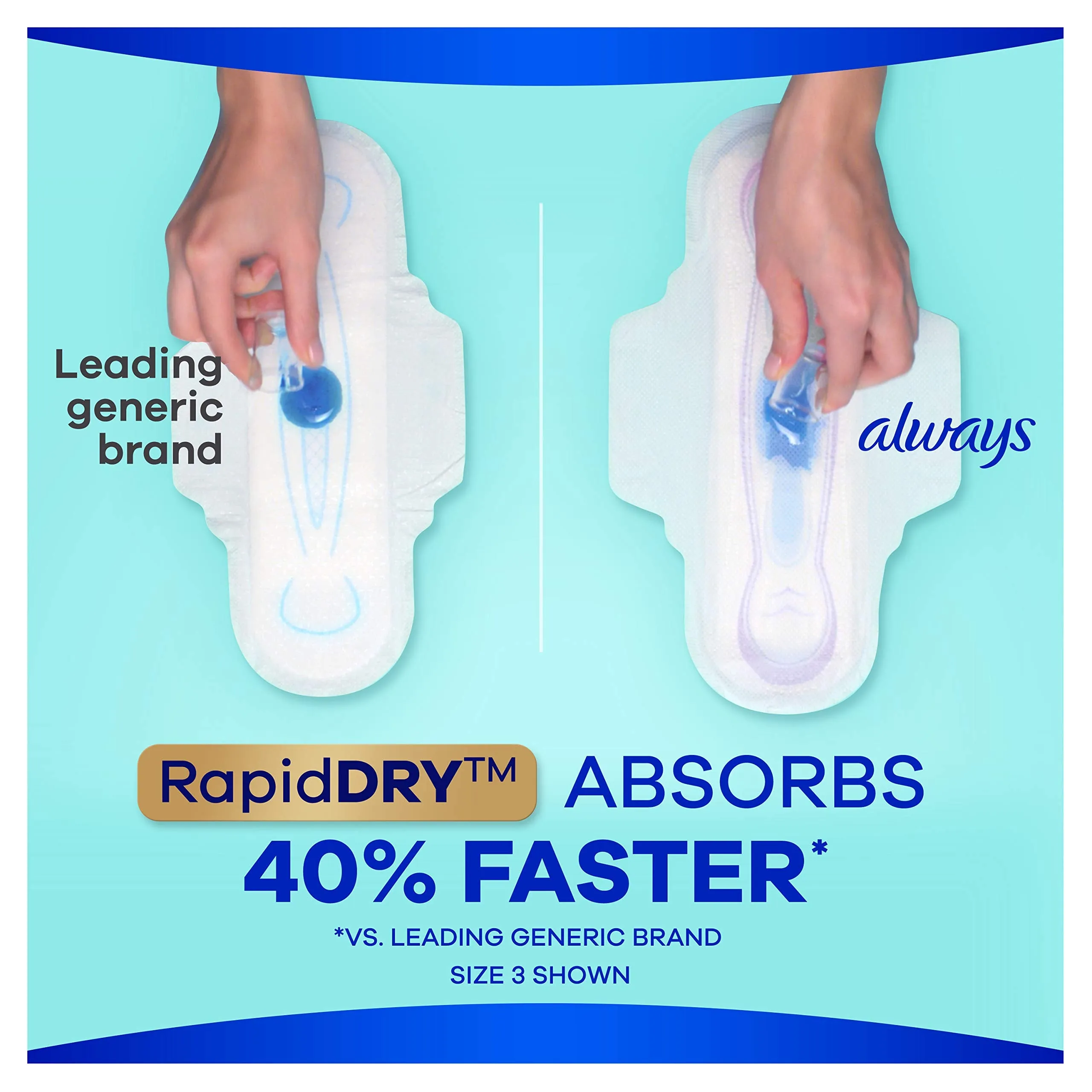 Always Ultra Thin Pads Size 1 Regular Absorbency Unscented with Wings, 36 Count, Packaging may vary (Pack of 2) Size 1 (72 Count)