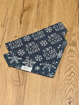 Baby it’s Cold Outside Reversible Collar Bandana