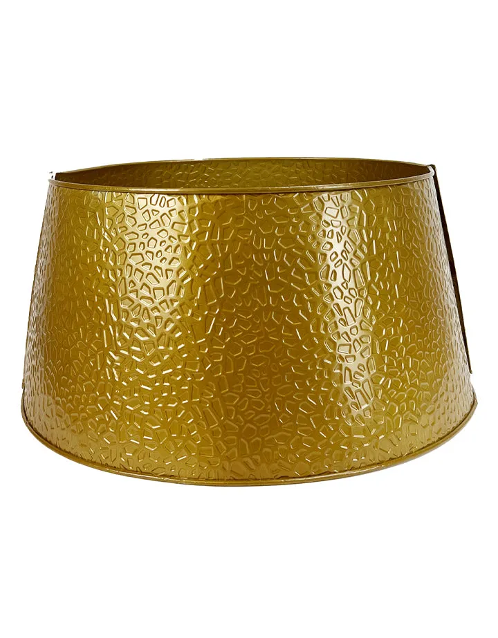 Becki Owens Christmas Metal Gold Color Tree Collar