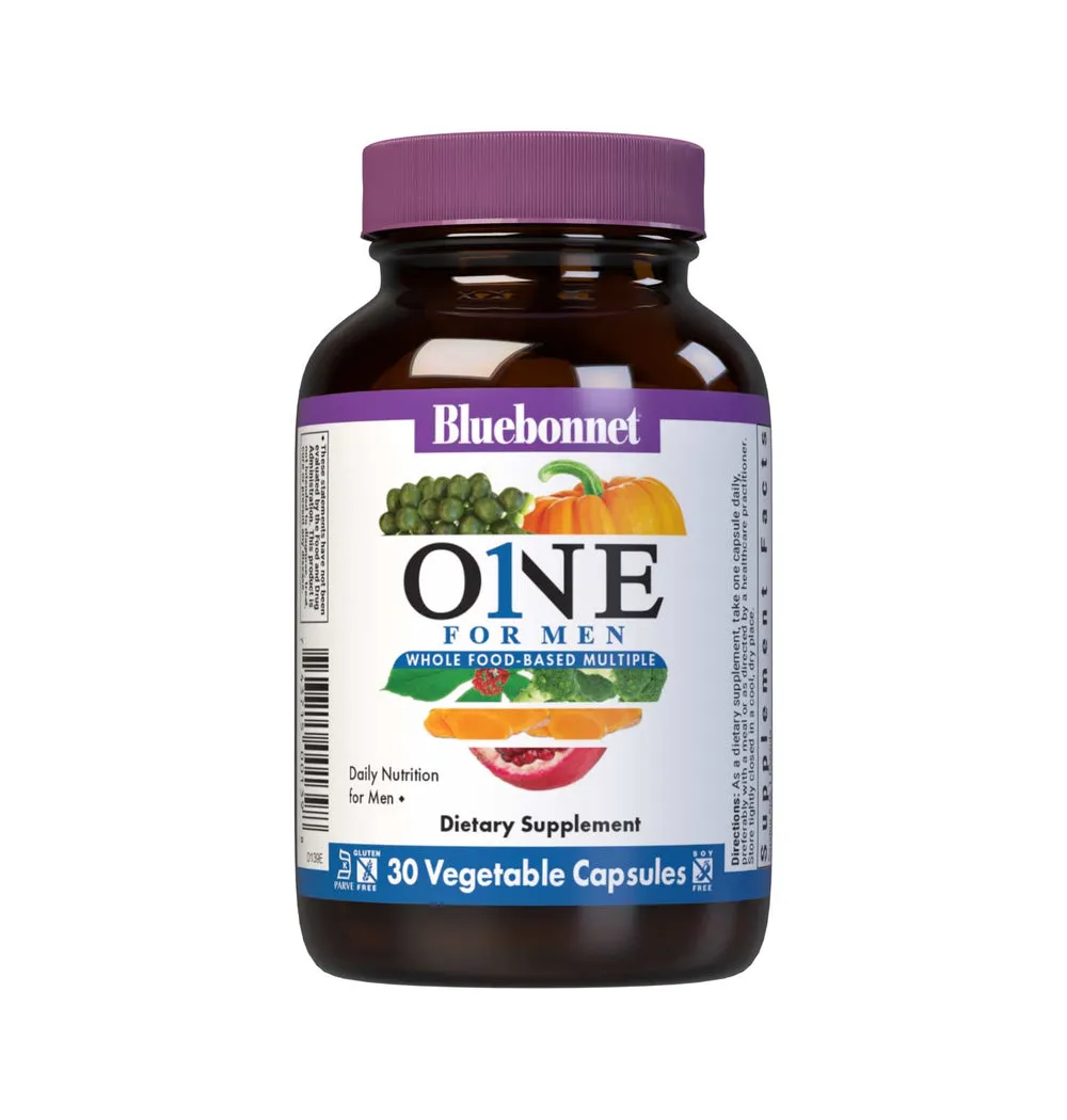 Bluebonnet One For Men Whole Food Capsules 30ct