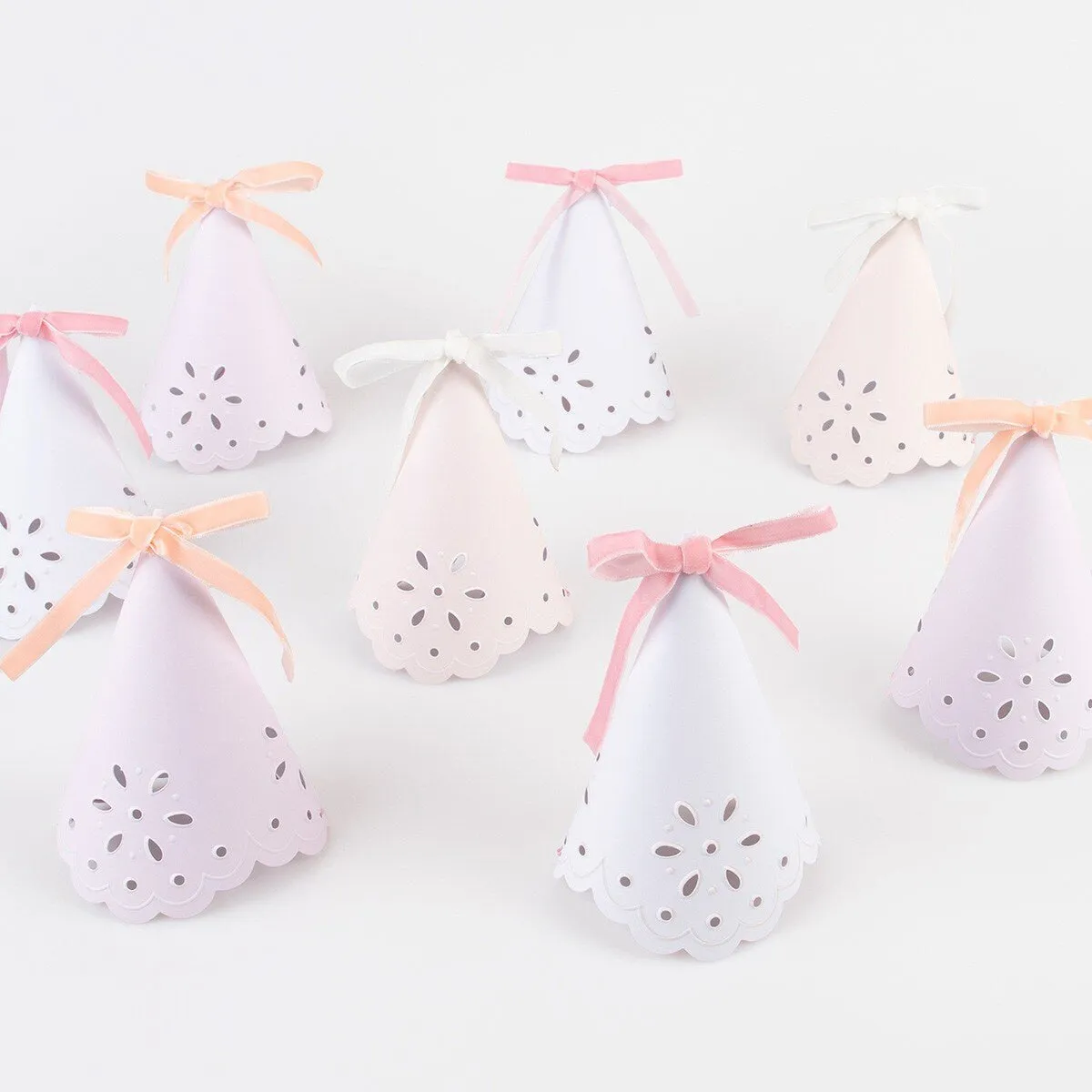 Broderie Anglaise Lace Party Hats