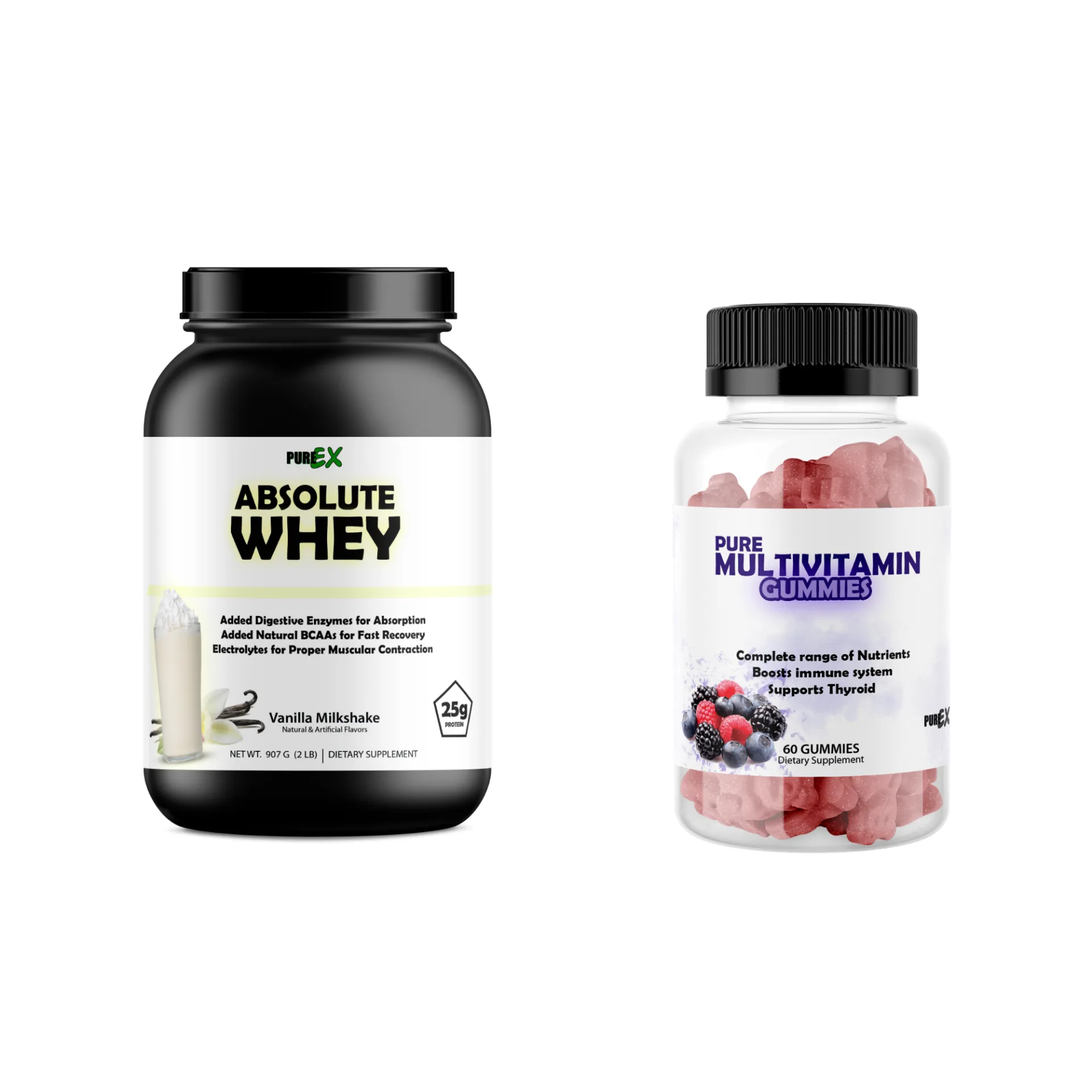 Bundled: Multivitamins   Protein