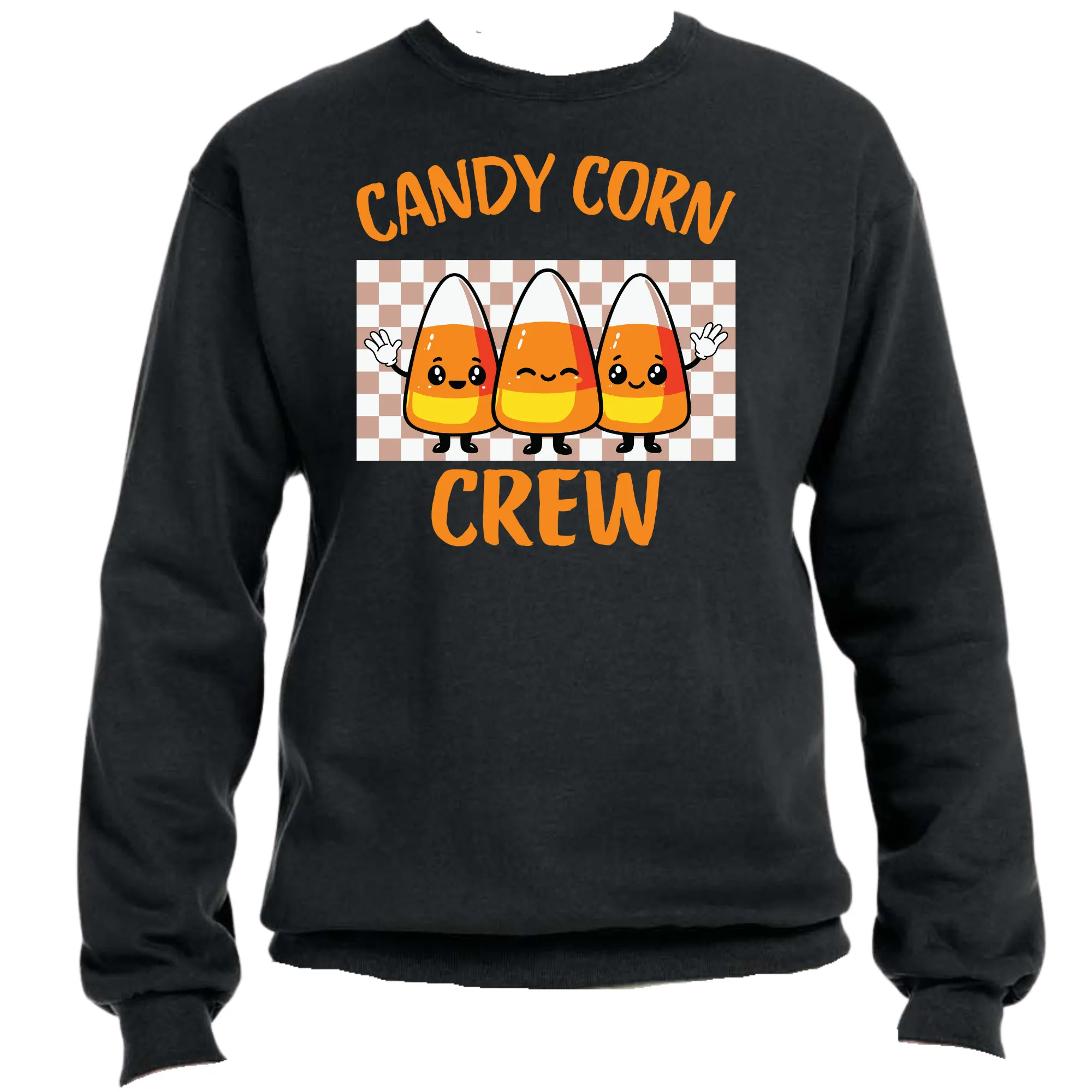 Candy Corn Crew Unisex Halloween Sweater – Cozy Fit, Sweet & Spooky Graphic