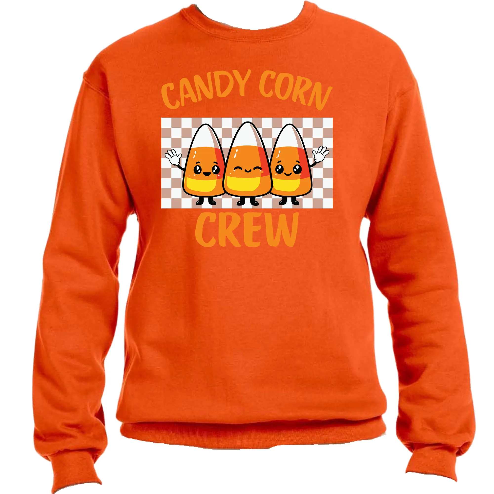 Candy Corn Crew Unisex Halloween Sweater – Cozy Fit, Sweet & Spooky Graphic