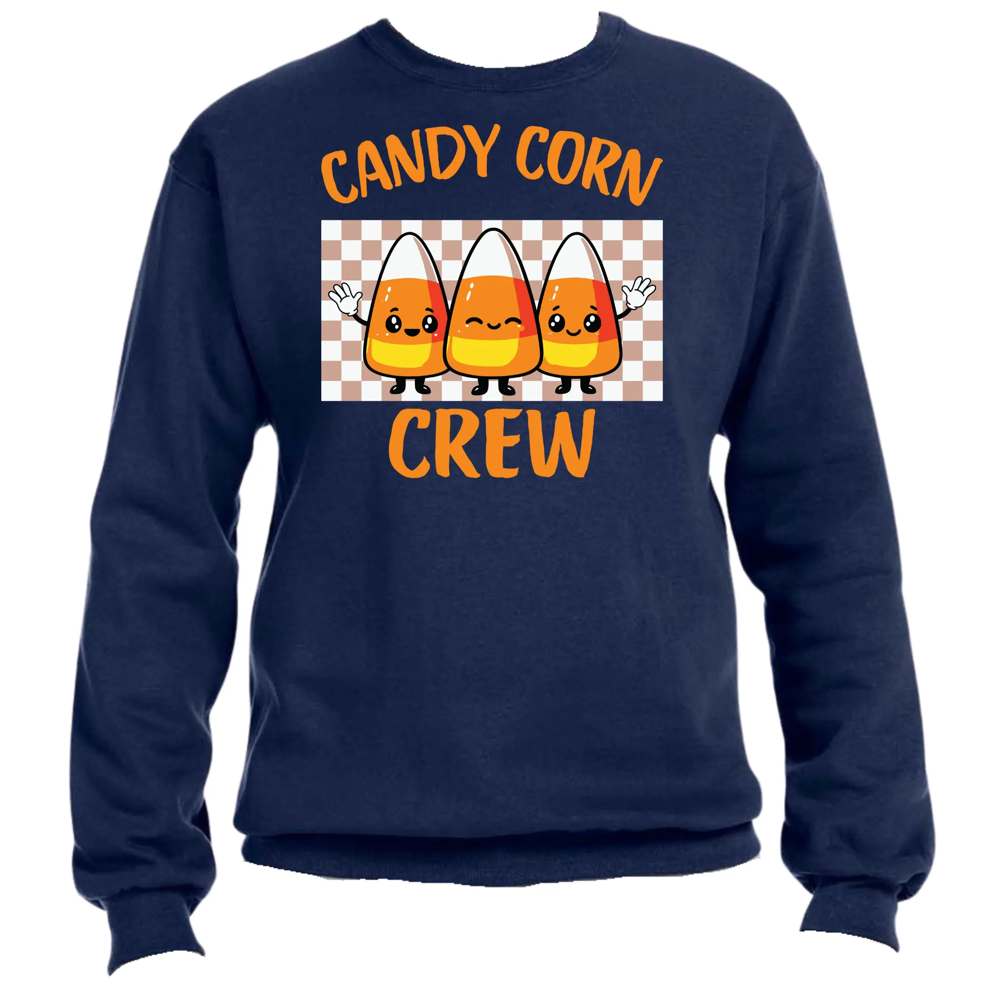 Candy Corn Crew Unisex Halloween Sweater – Cozy Fit, Sweet & Spooky Graphic