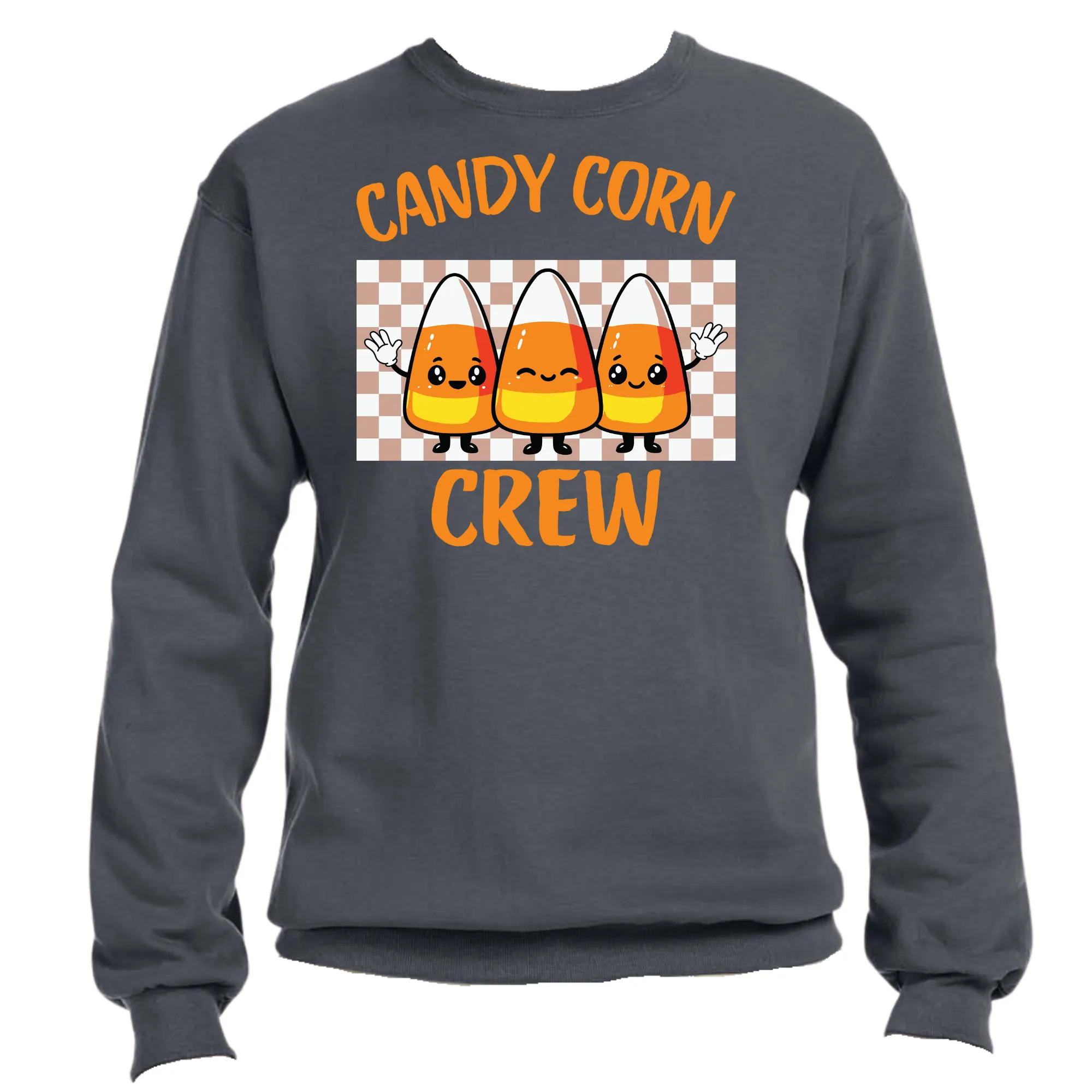 Candy Corn Crew Unisex Halloween Sweater – Cozy Fit, Sweet & Spooky Graphic