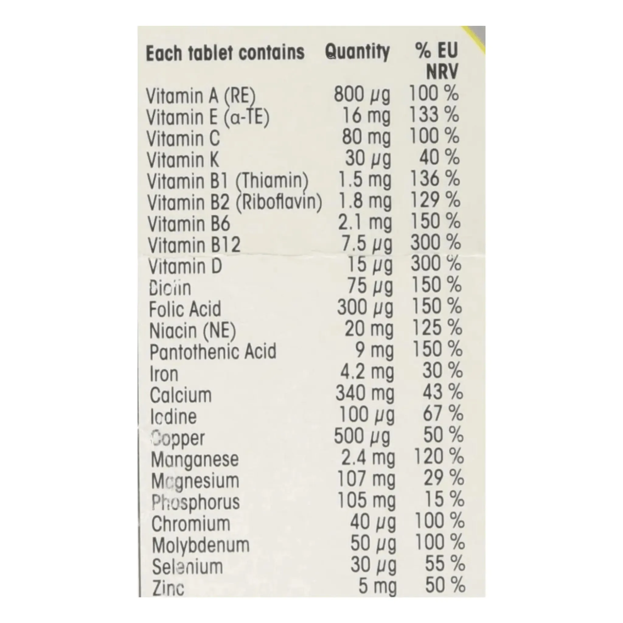 Centrum Women 50  Multivitamins Tablets- 30 Tablets