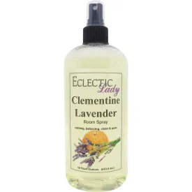 Clementine Lavender Room Spray - Fragrant Aromatic Room Mist For Home, Room, Office