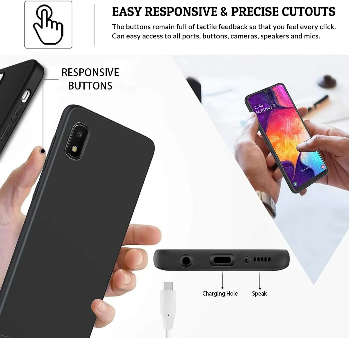 Custom Case for iPhone 16 Spotify Code Photo Personalized Customized Customizable Music Player Song Plaque Image Text Picture Design Shockproof Protective Black Soft Phone Cover Shell