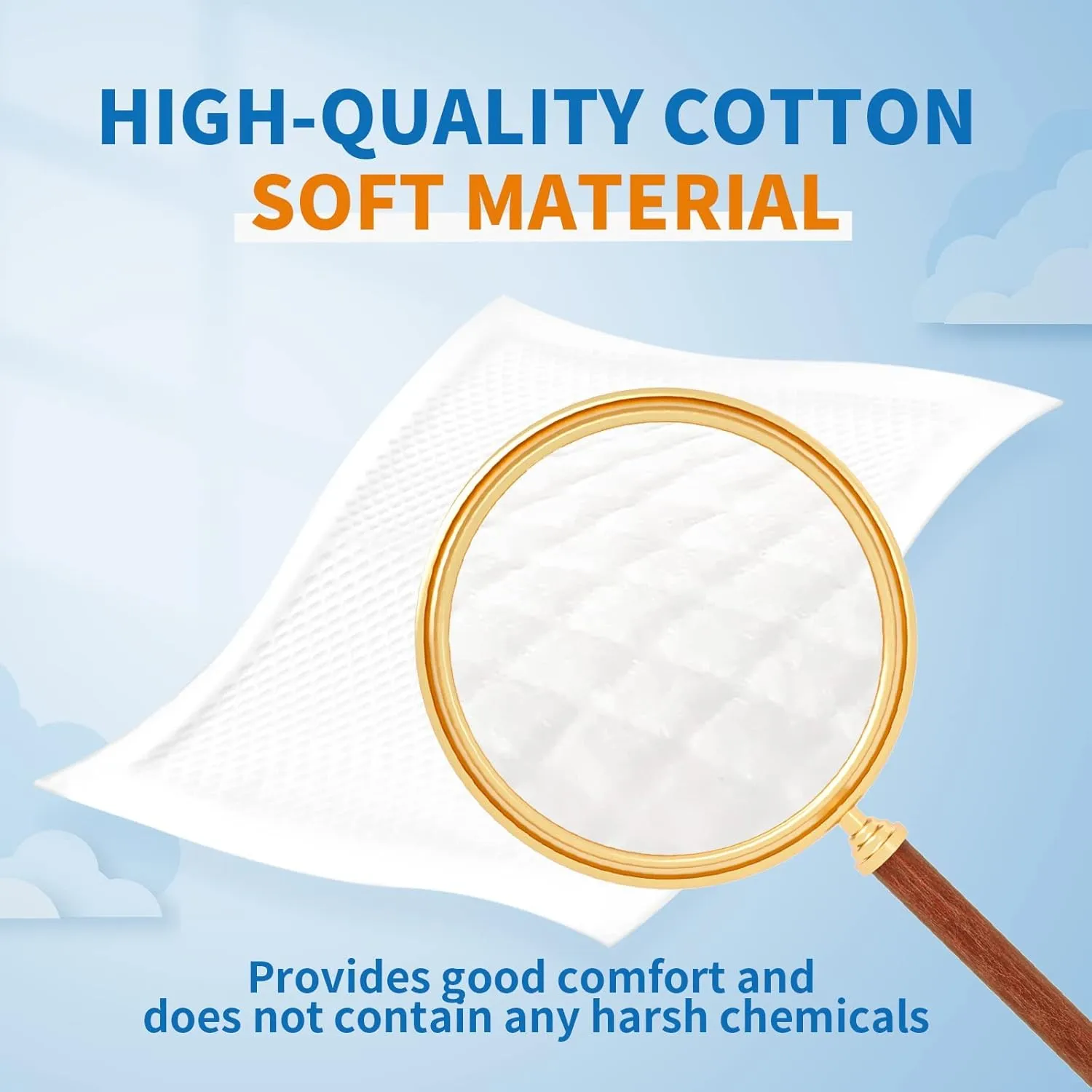 DAFI Disposable Bed Pads Extra Large 36x 36(40 Count) Adult Incontinence Underpads, Effective Odor Control Pee Pads, Chucks Pads, Super Absorbent Protection for Elderly, Adults, Baby