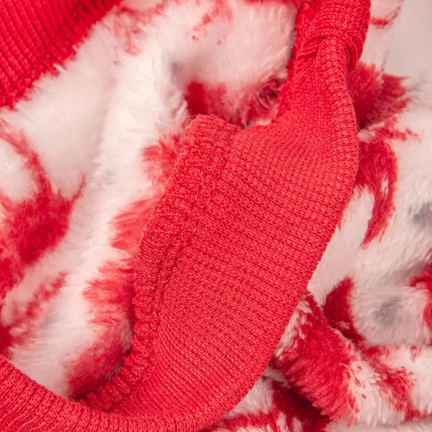 Dog Sweater, 2 Pack Dog Sweaters for Small Dogs or Cats, Girl or Boy, Warm Dog Clothes Shirt Coat for Winter Christmas (Christmas Red, White, Small)