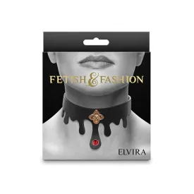 Fetish & Fashion Elvira Collar - Black