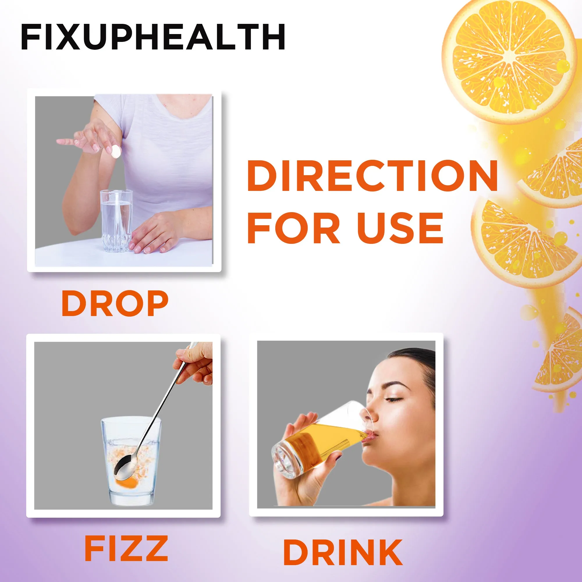Fixuphealth Biotin Selenium Amino Zinc Effervescent Tablets Hair nails and skin care 20 tablets & Multivitamins Multiminerals Effervescent Tablets Pack of 1 20 tablets Immunity Combo Pack