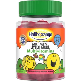 Haliborange Kids Mr. Men Little Miss Multivitamins Strawberry Softies, Capsules 30 (T)