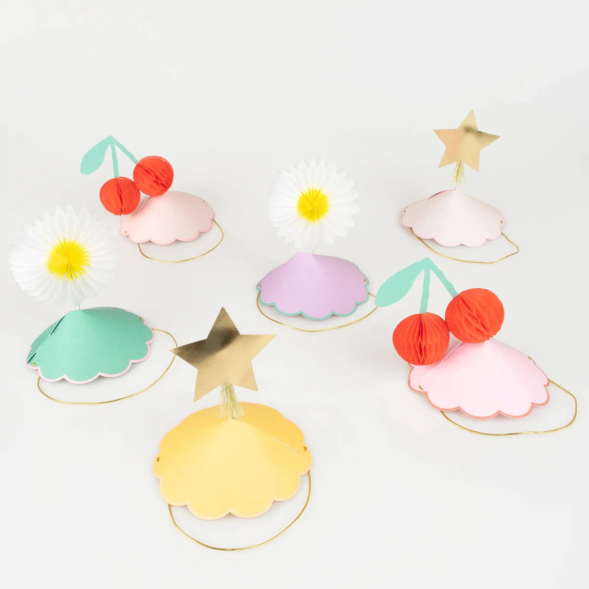 Happy Icons Party Hats (x 6)