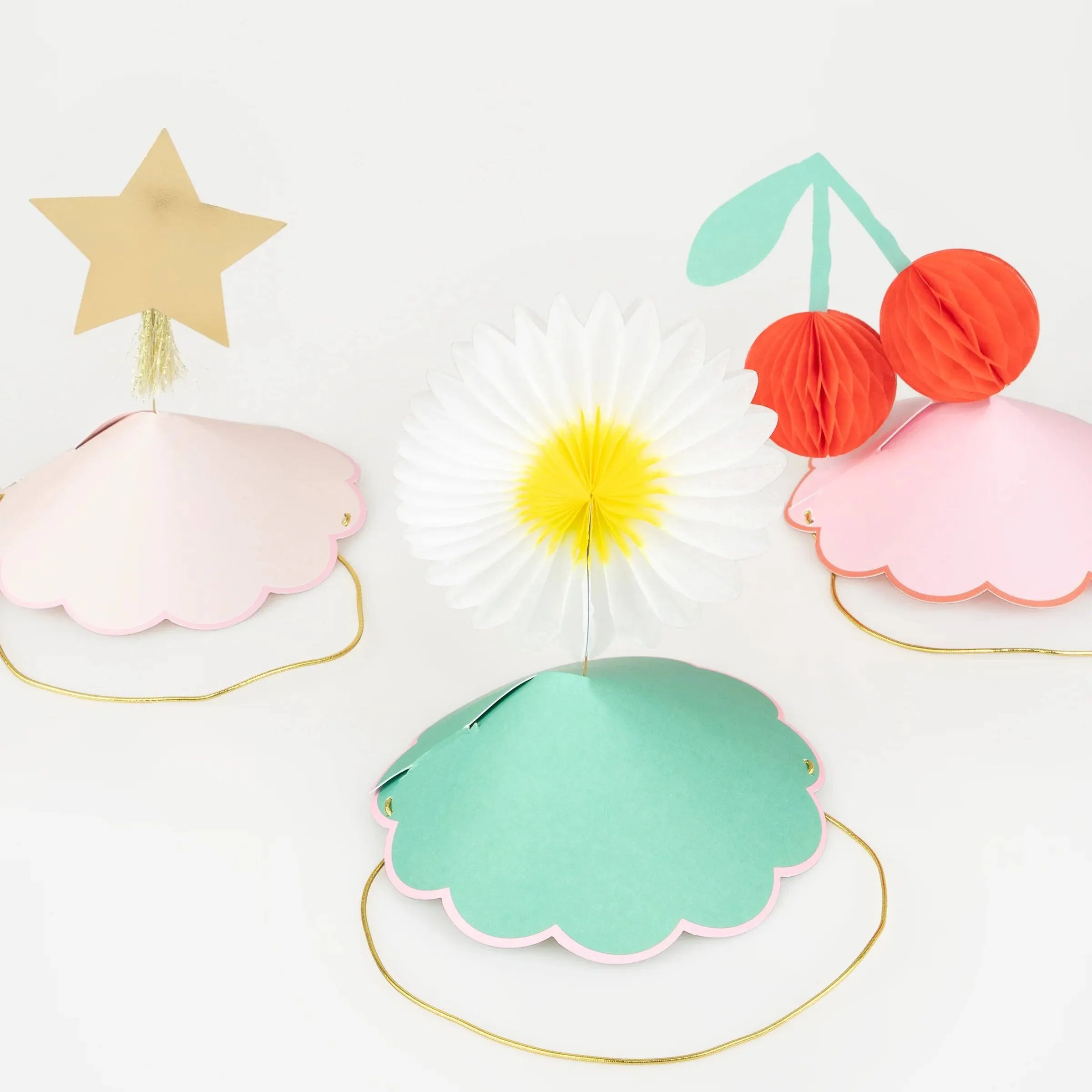 Happy Icons Party Hats (x 6)