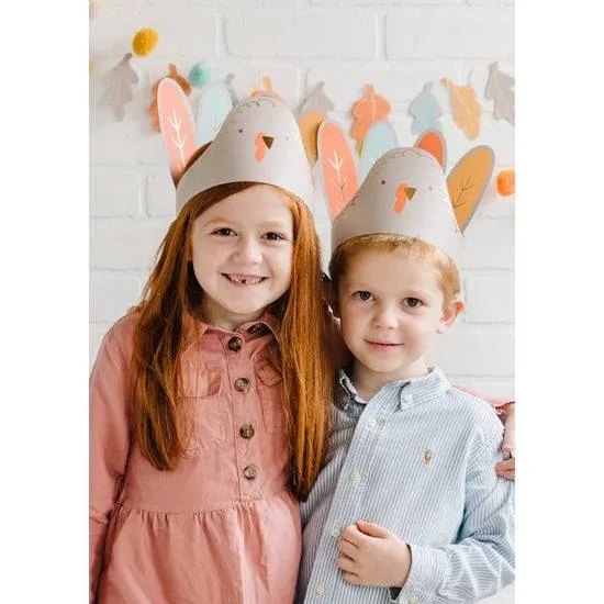 Harvest Turkey Hats 8ct M1014