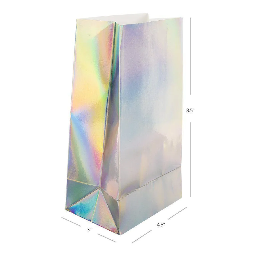 Iridescent Holographic Party Treat Bags
