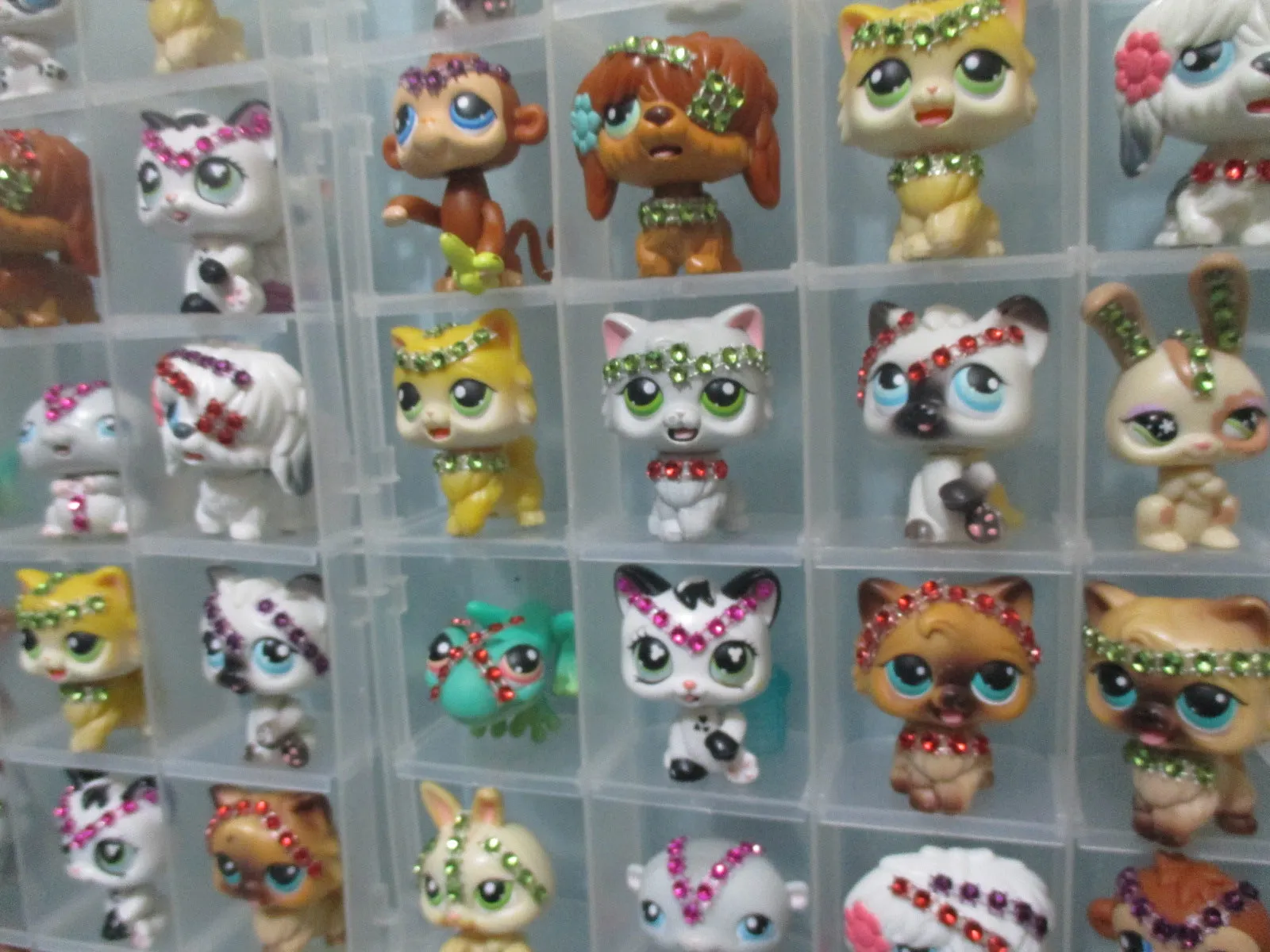 Littlest Pet Shop Lot of 3 Magic Motion Random Pets Cat Dog Authentic Hasbro Lps