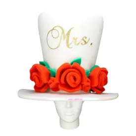 Mrs Roses Bride Hat