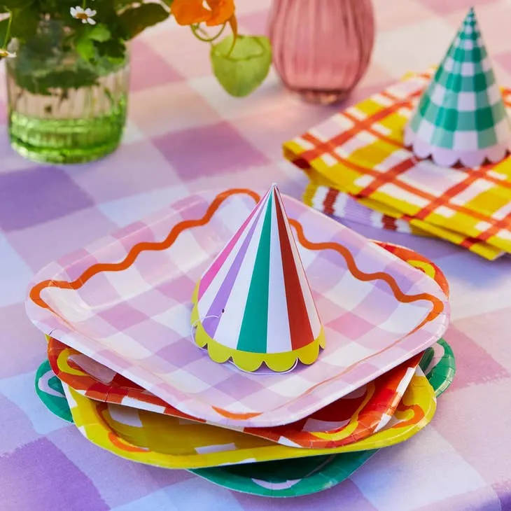 Multi-Colored Mini Party Hats - 8 Pack S5015 S5031 S5035