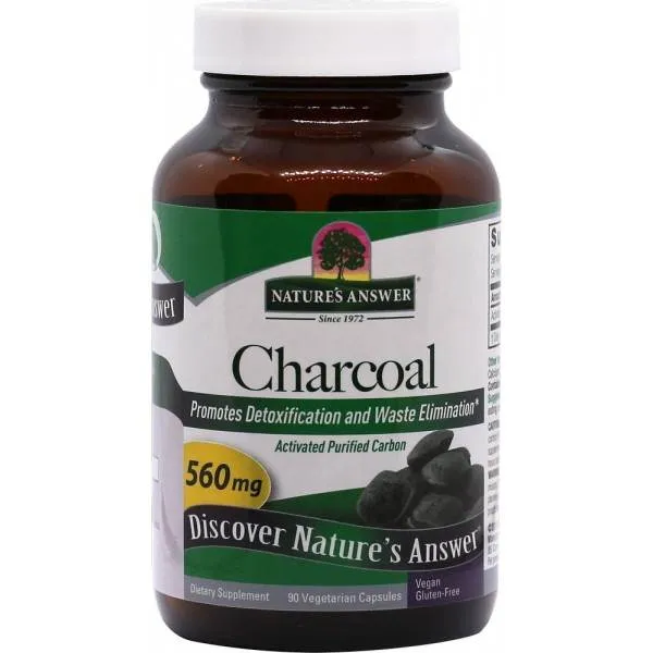 Natures Answer Charcoal 560mg 90 Caps