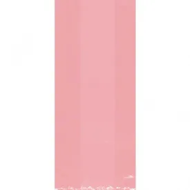 New Pink Cellophane Bag, Large | 25 ct