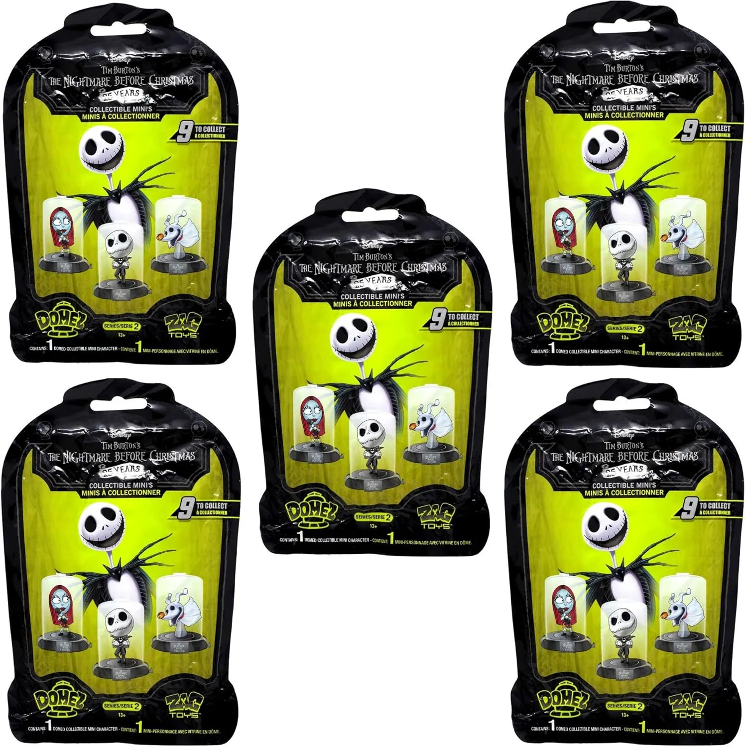 Nightmare Before Christmas DOMEZ 5 Blind Bags Series 2