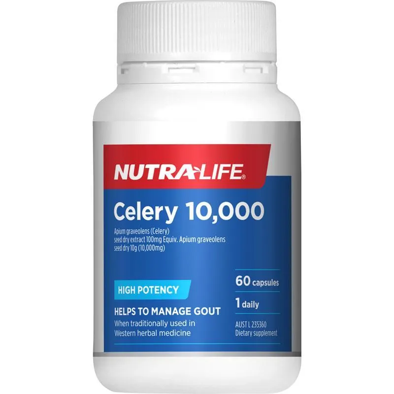 Nutra-Life Celery 10000 - 60 Capsules