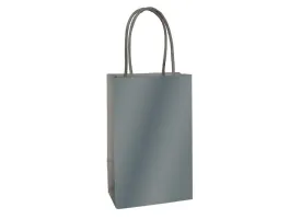 Paper Kraft Treat Bags 8pk - Silver