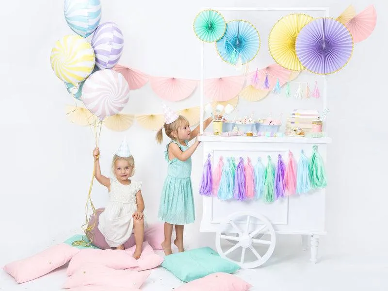 Pastel Diamond Birthday Party Hats - 6 pack S7024