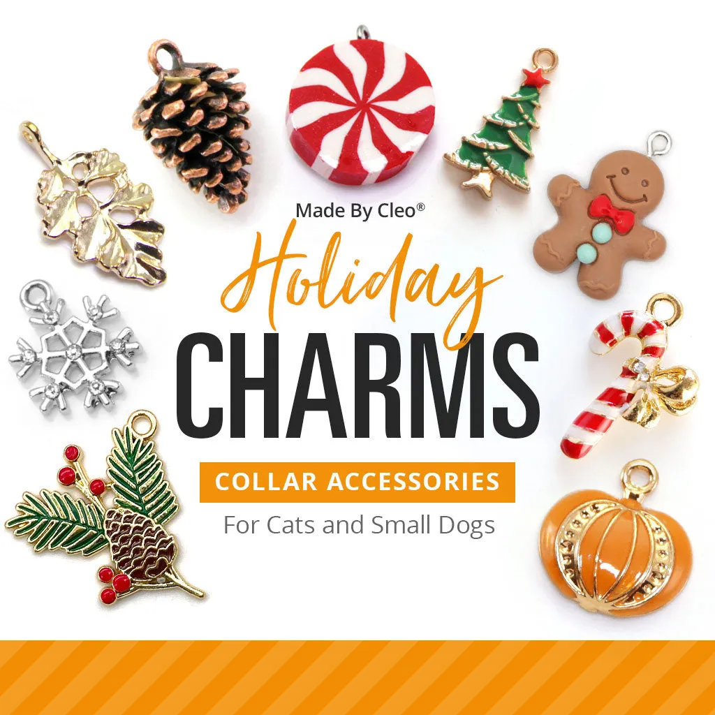 Pet Collar Charms - "Holiday / Seasonal Collection" (48 Styles) - For Cat Collars & Small Dog Collars