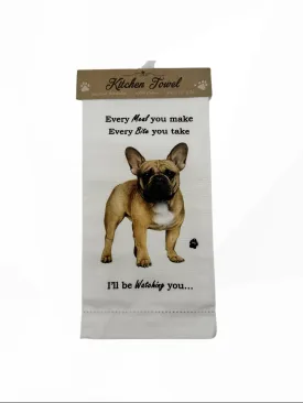 Pet Kitchen Towel French Bulldog