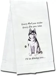 Pet Kitchen Towel Siberian Huskey