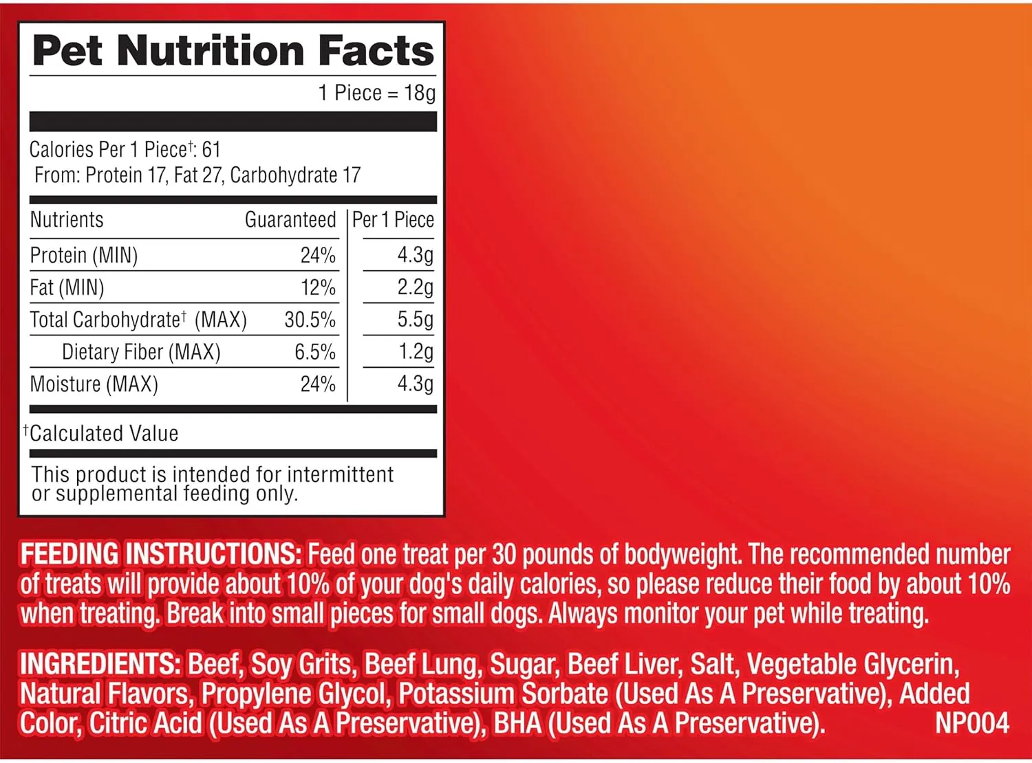 Pup-Peroni Dog Treats, Original Beef Flavor, 38 Ounce, Made with Real Beef