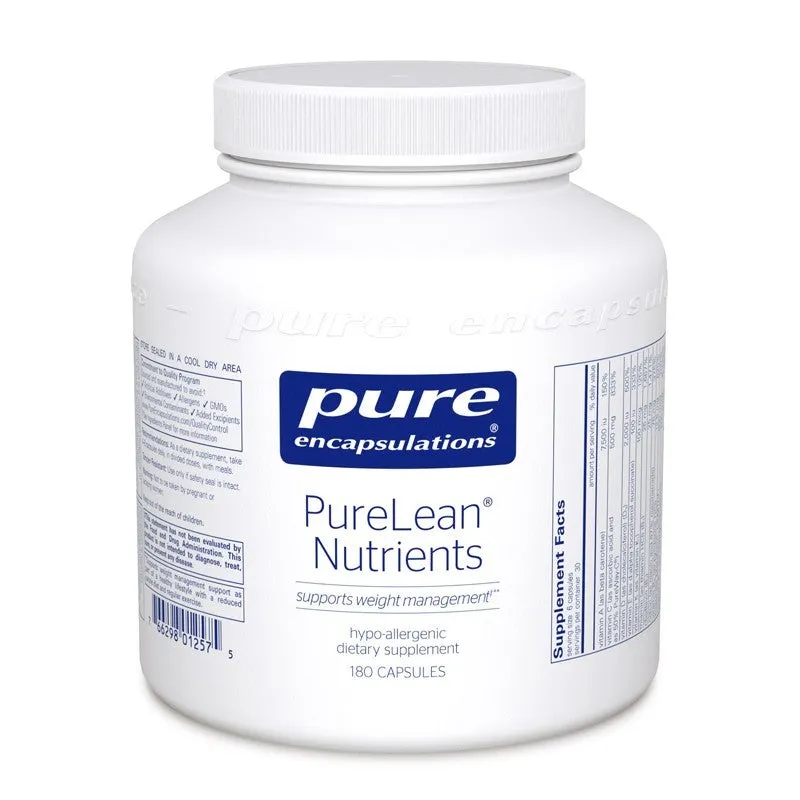 PureLean® Nutrients - 180 capsules by Pure Encapsulations