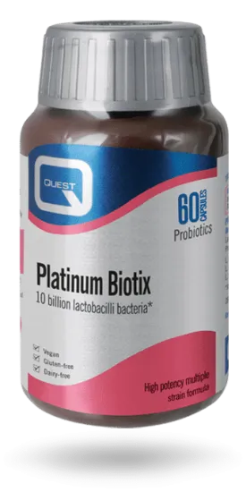 Quest Vitamins Platinum Probiotix 60 Capsules