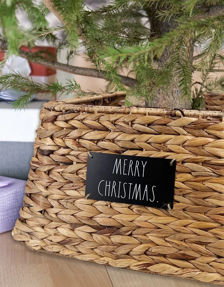 Rae Dunn “Merry Christmas” Decorative Wicker Tree Collar