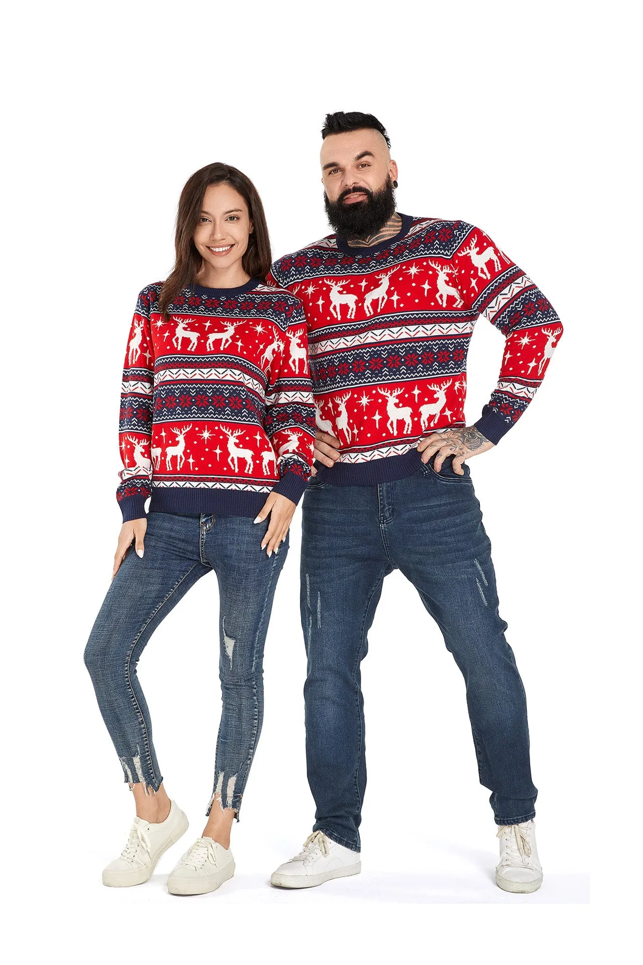 Reindeer on Repeat Red | Men
