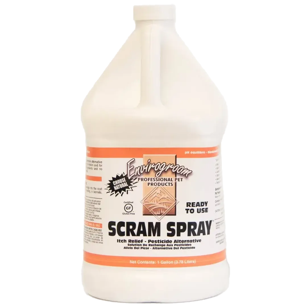 Scram Anti-Itch Pesticide Alternative Spray 1 Gallon by Envirogroom