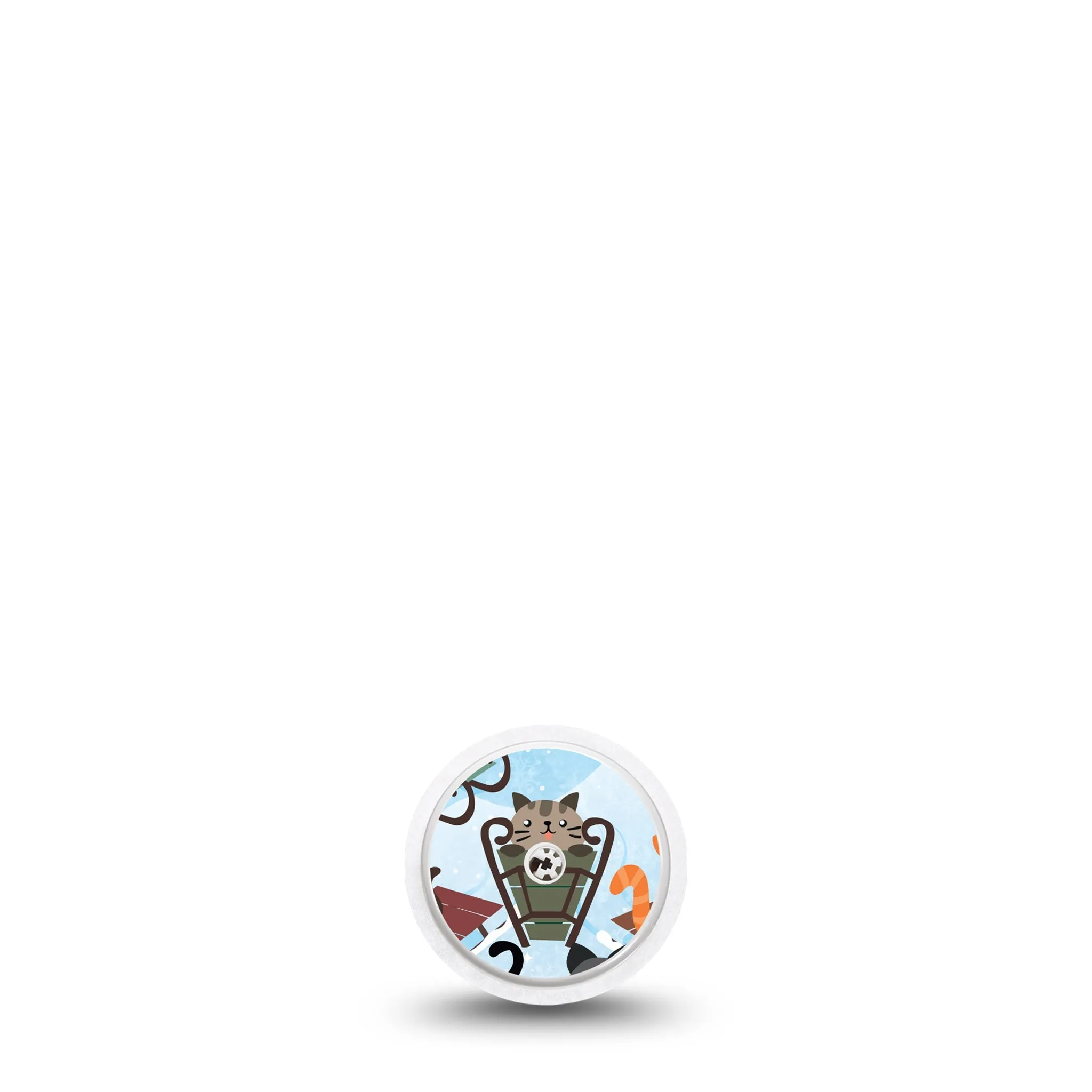 Sledding Cats In Sweaters Libre 2 and Lingo Transmitter Sticker