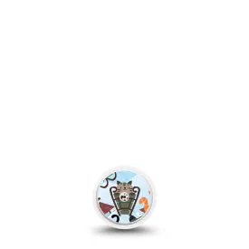 Sledding Cats In Sweaters Libre 2 and Lingo Transmitter Sticker