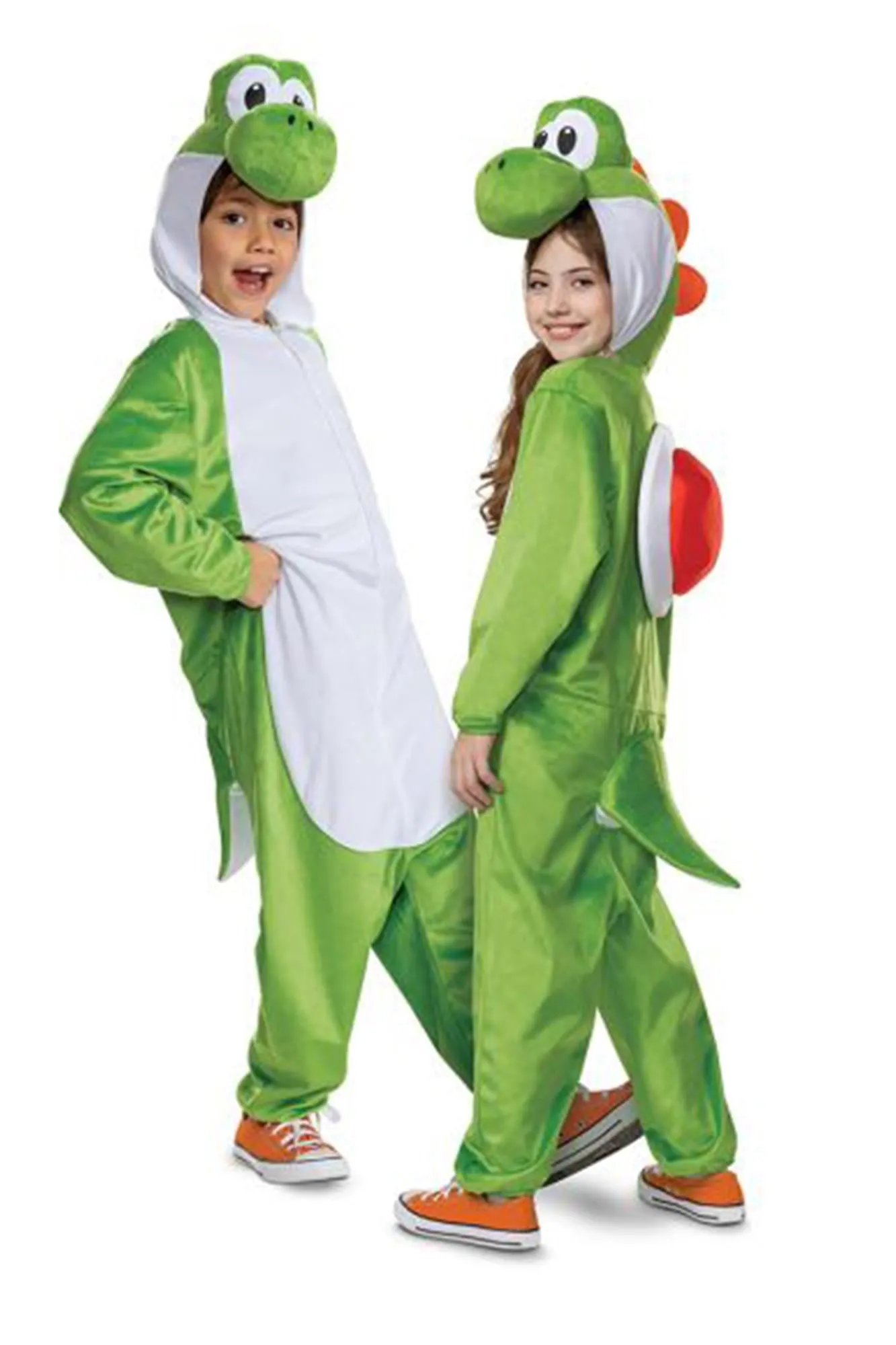 Super Mario Bros. Yoshi Hooded Child Jumpsuit Costume