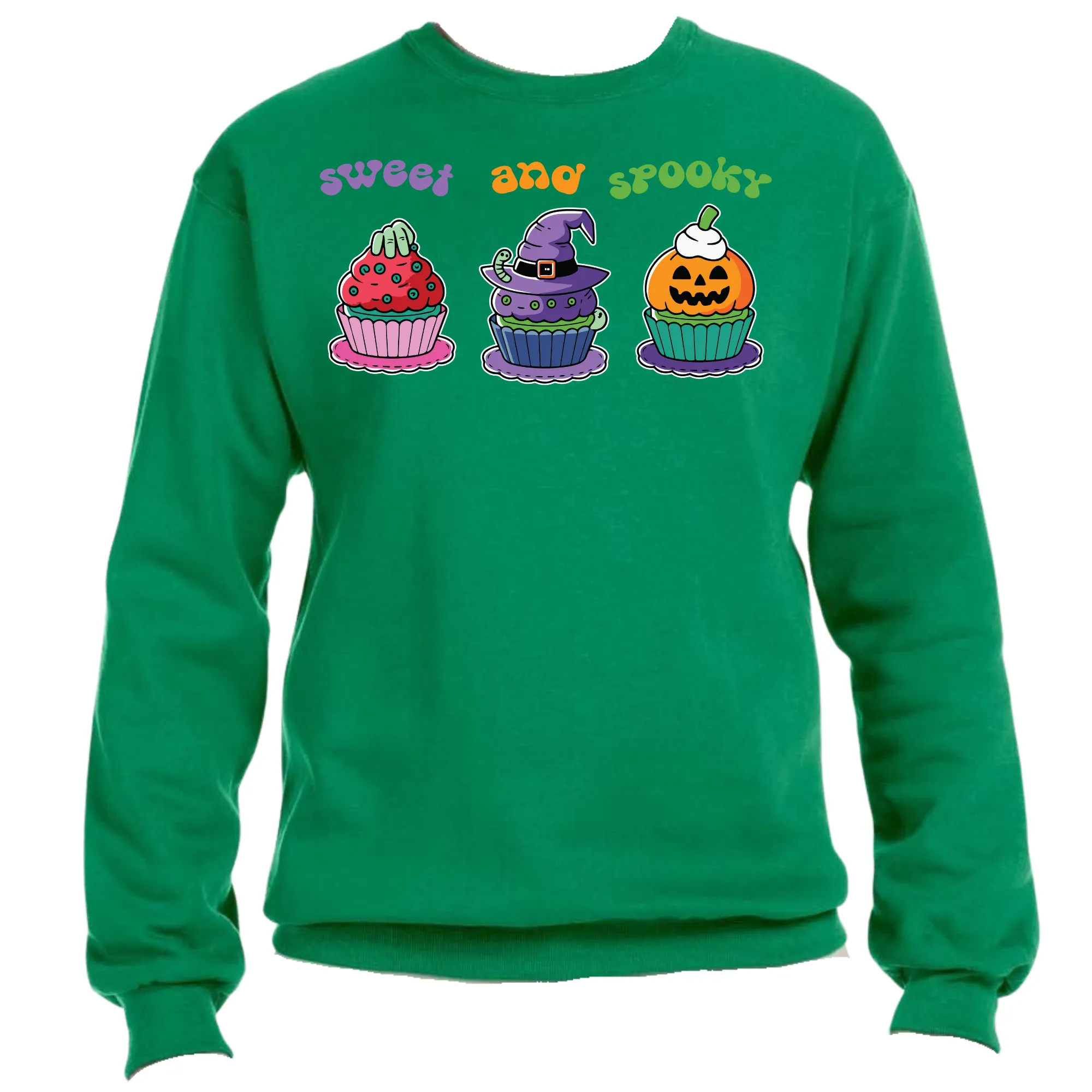 Sweet and Spooky Halloween Sweatshirt | Easy Ready-to-Press, Custom Cute Halloween Apparel
