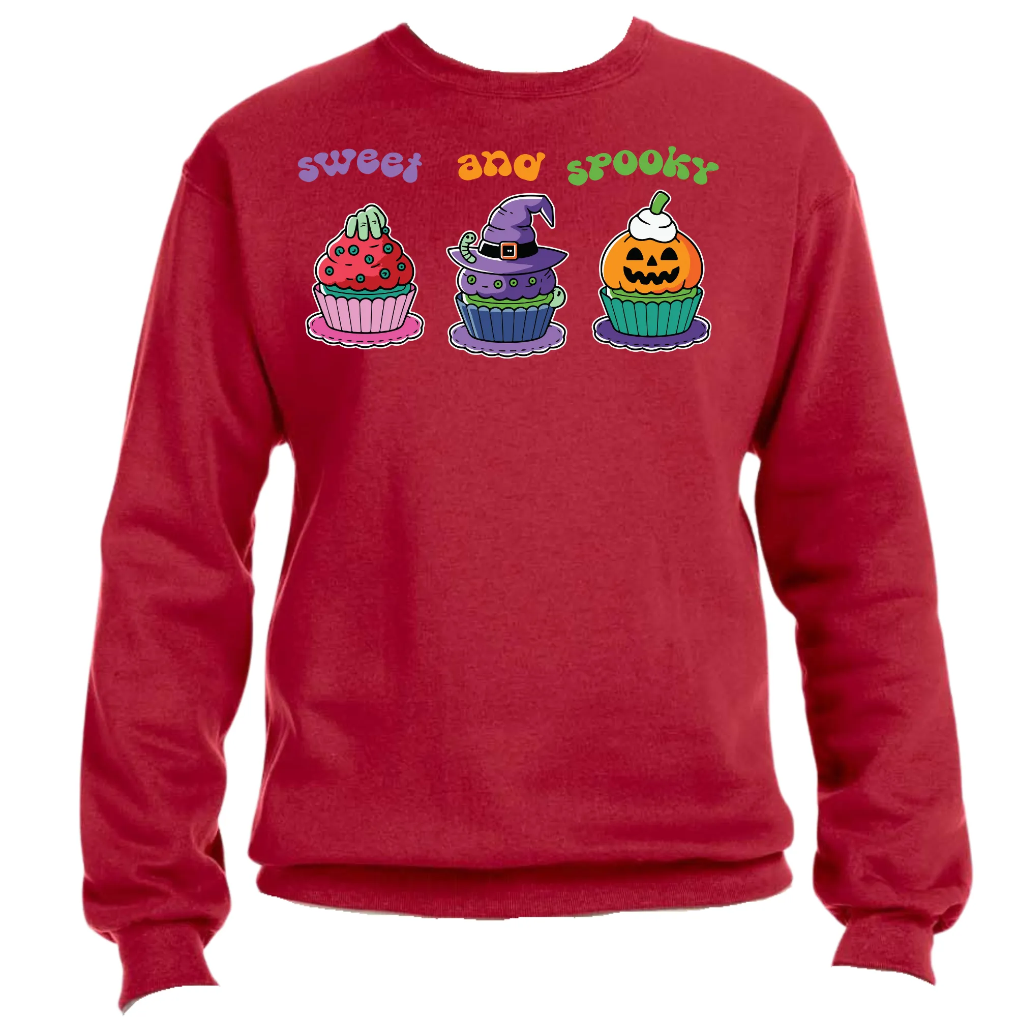 Sweet and Spooky Halloween Sweatshirt | Easy Ready-to-Press, Custom Cute Halloween Apparel