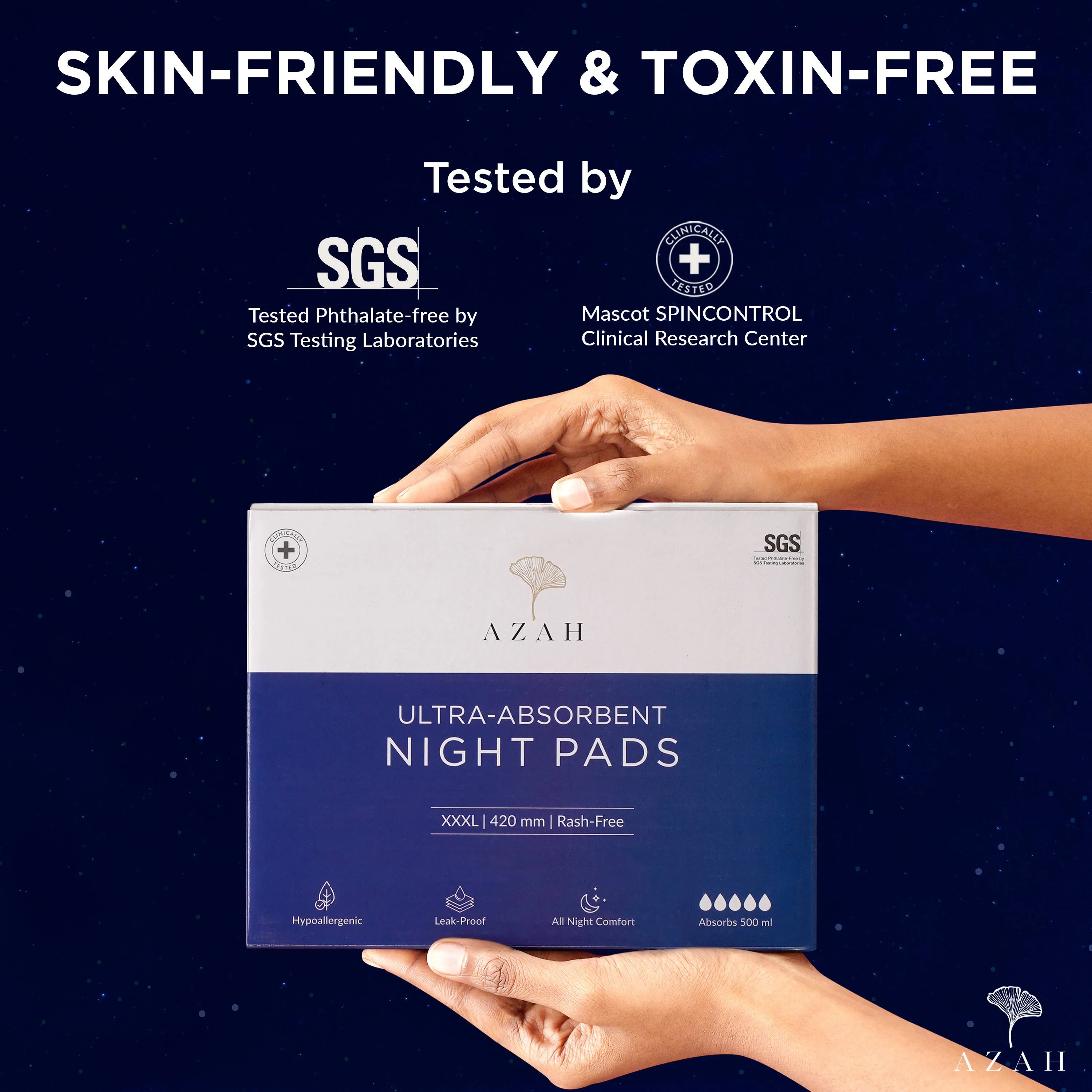 Ultra-Absorbent XXXL Pads | Heavy Flow | 12 Hour Overnight Protection