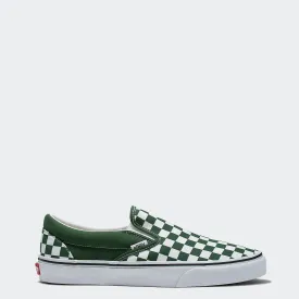 Unisex Vans Classic Slip-On Checkerboard Shoes Greener Pastures