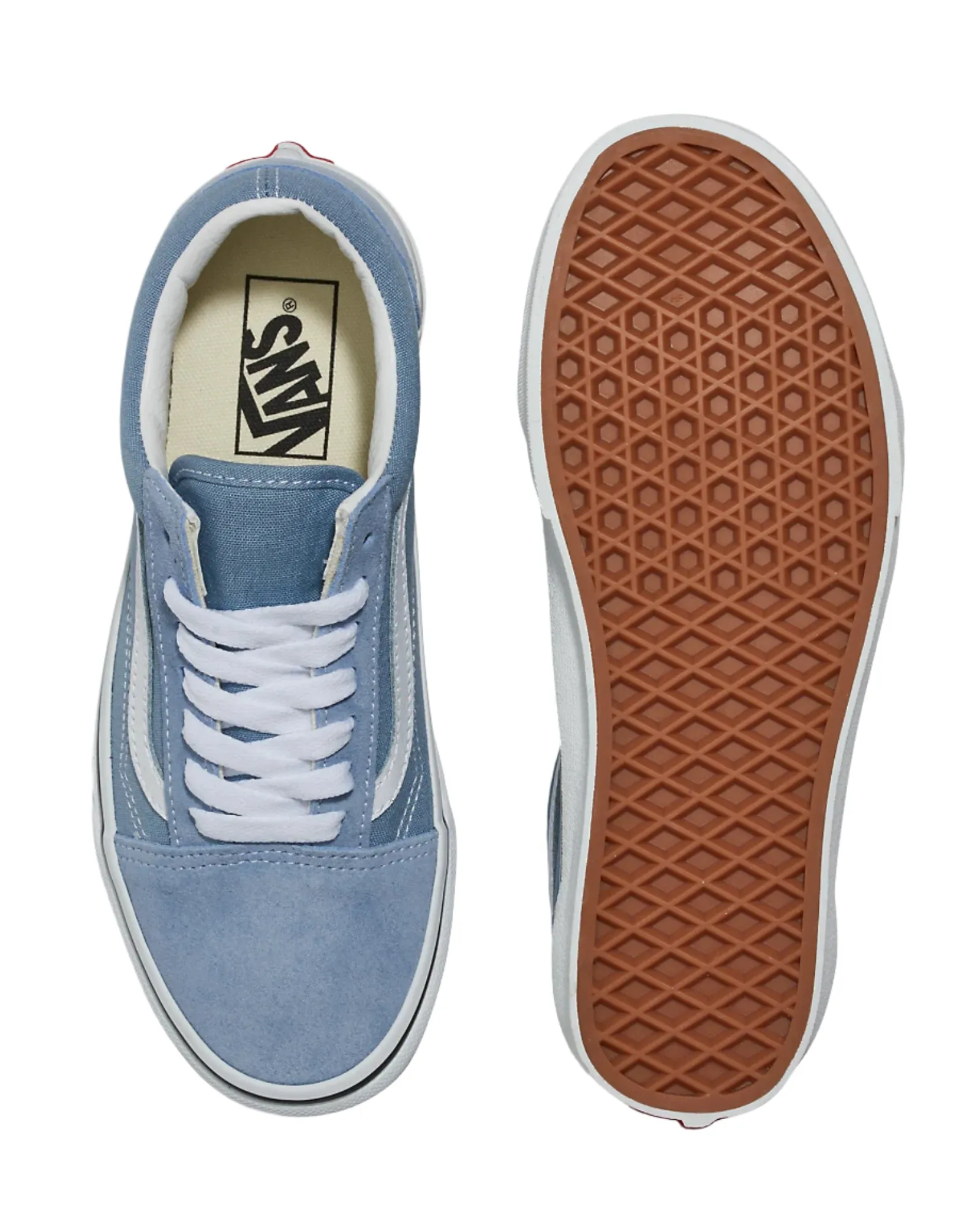 Van's Women's Old Skool Color Theory Dusty Blue